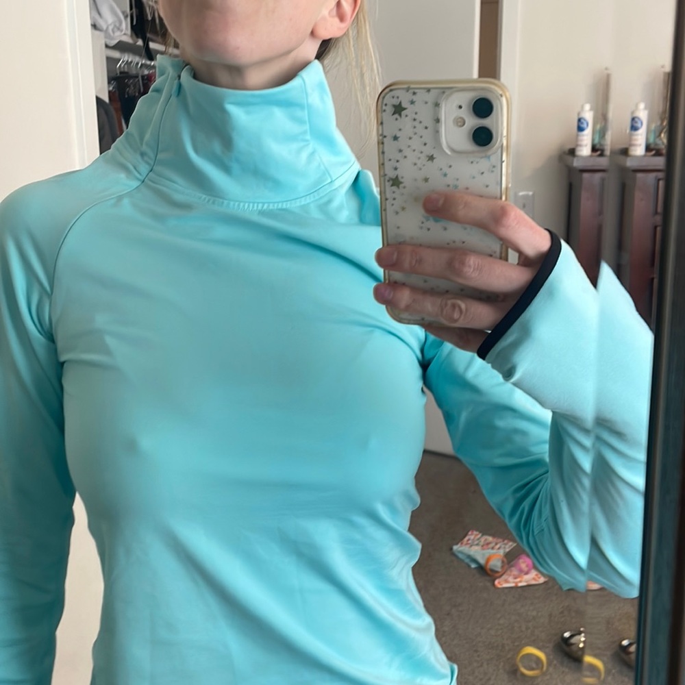 Nike Pro Pullover Bright Turquoise - image 1